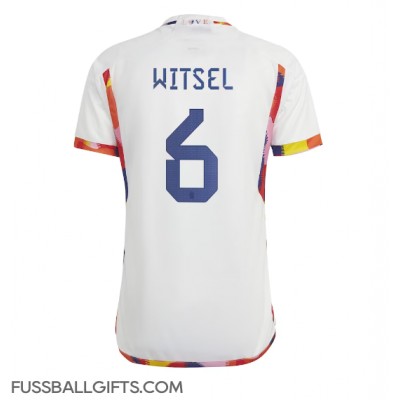 Belgien Axel Witsel #6 Fußballbekleidung Auswärtstrikot WM 2022 Kurzarm